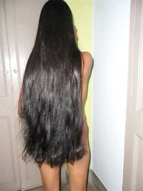 Longhair Nudelonghair Nude Long Hair Indian Girl Silky Long Hair In
