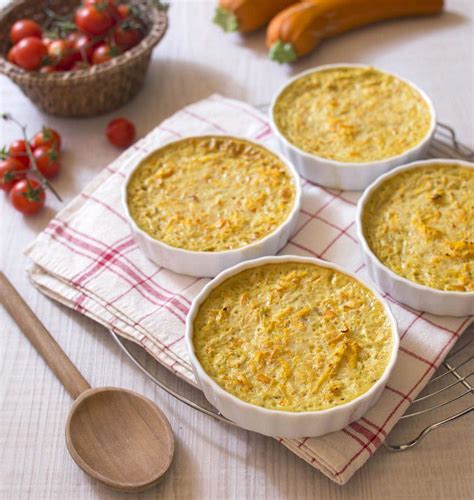 Clafoutis de courgettes au curry sans lactose