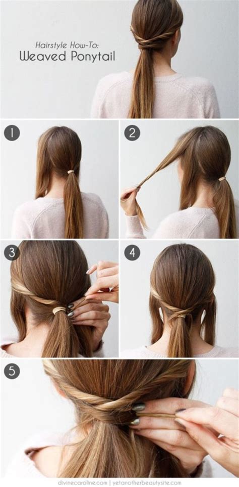 Easy And Fast Diy Hairstyles Tutorials Long Hair Short Hair Medium