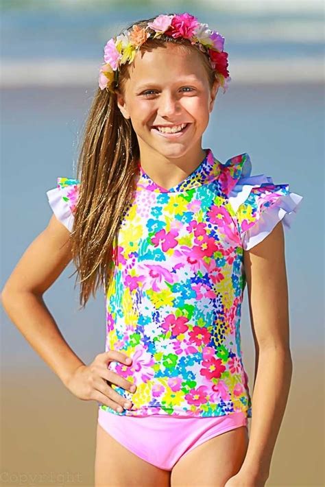 Copyright child super models 2021 Girls Sun Shirt Set