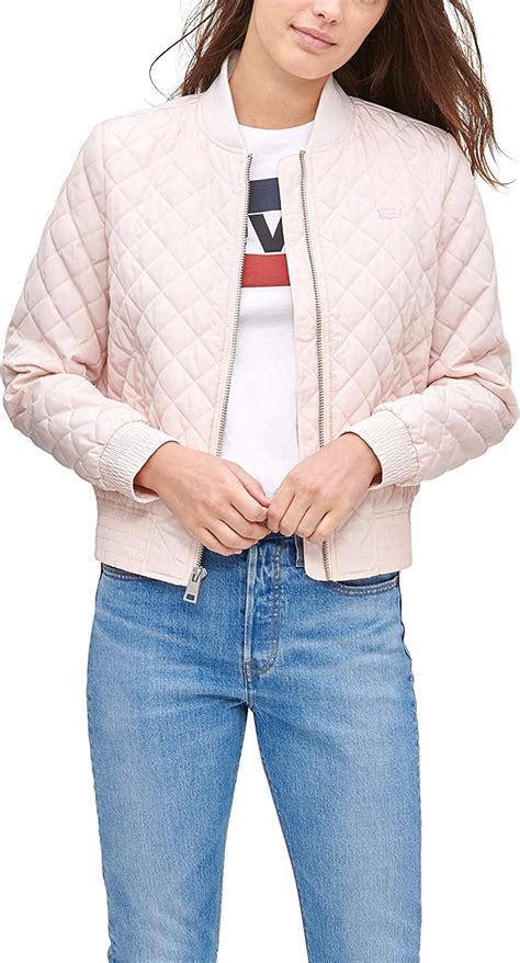 Levis Womens Diamond Quilted Bomber Jacket Jacket Buy Online At Best