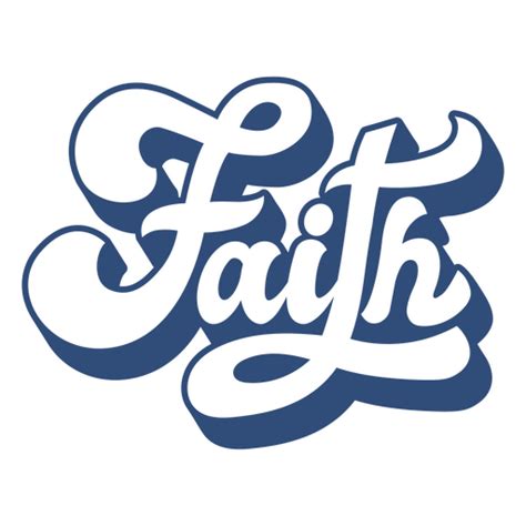 Faith Word Lettering Png And Svg Design For T Shirts