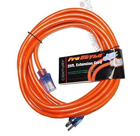 This extension cord does exactly what you'd expect and the quality appears to be pretty good. ProStyle 25ft. #12 SJTW 3 Conductor Extension Cord with ...