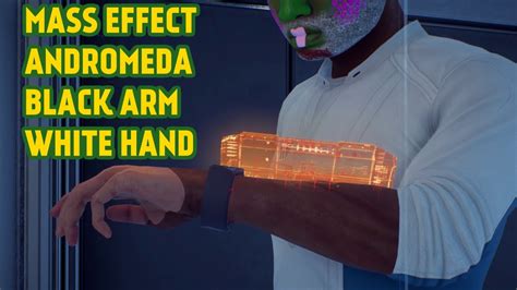 Black Arm White Hand Mass Effect Andromeda Youtube