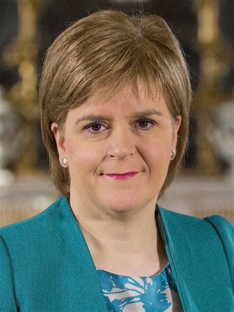 In november 2014, nicola sturgeon was elected as the first female leader of the scottish national party. Nicola Sturgeon - Wikiquote