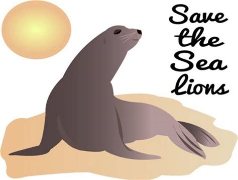 Save The Sea Lions Svg File Print Art Svg And Print Art At