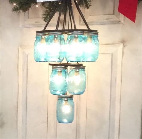 Mason Jar Chandelier 3 Tier Back Home Country Acres Mason Jar