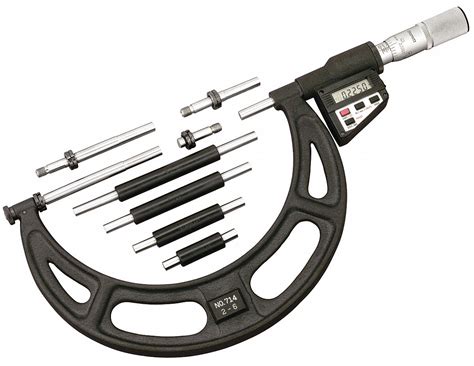 Starrett Digital Interchangeable Anvil Micrometer Operation Type