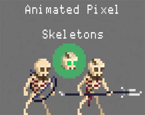 Animated Pixel Skeletons By Evgeniy Luch