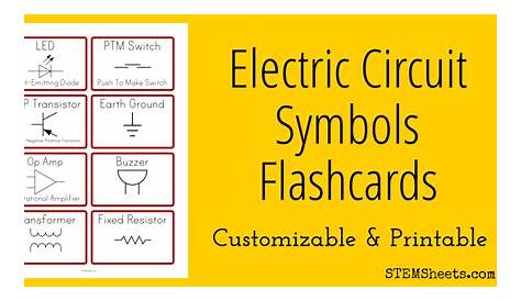 electrical circuit schematic symbols