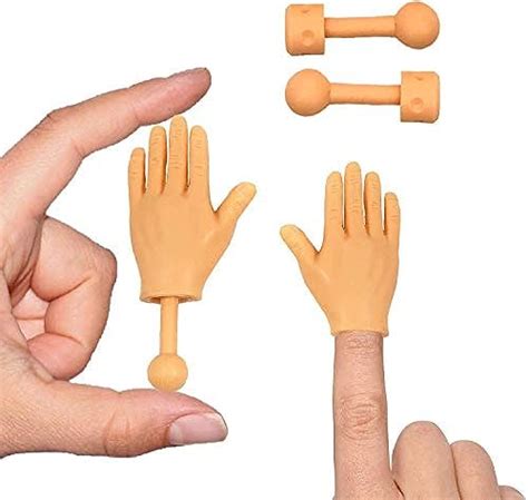 Daily Portable Tiny Finger Hands 2 Pack Little Finger Puppets Mini