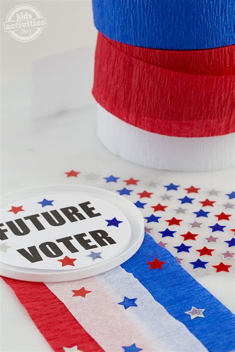 Future Voter Button Craft Kids Activities Blog