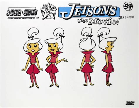 Model Sheets Of Judy And Jane From The Jetsons Malts Reference Emporium