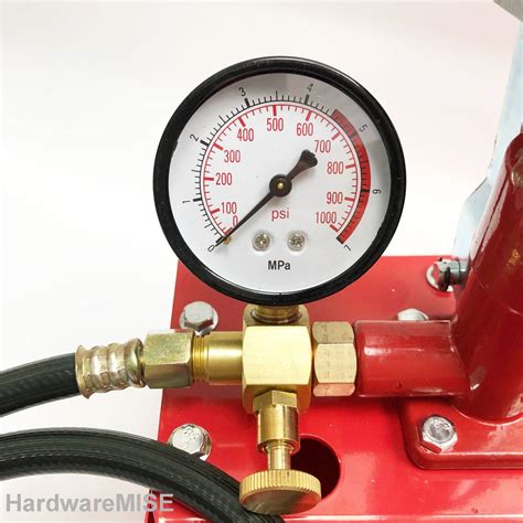 Hydraulic Pressure Test Pump 7mpa 1000psi 70kgcm3 Manual Hydraulic