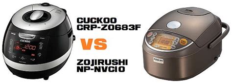 Cuckoo CRP HZ0683F Vs Zojirushi NP NVC10 RiceCookerAdvice Com