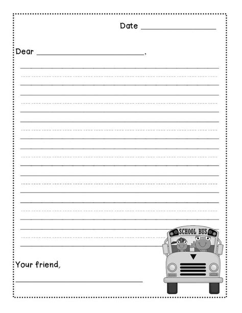 At the end of a letter; Friendly Letter Template 2nd Grade 2 Lessons That Will Teach You All You Need To Know About ...