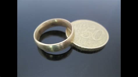 How to make a ring from a coin. Homemade Ring from 50 cent Coin (+ updates) - YouTube