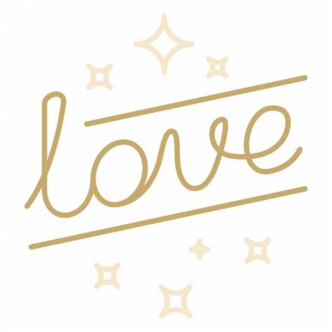 Lettering Love Script Valentine Wedding Icon Download On Iconfinder
