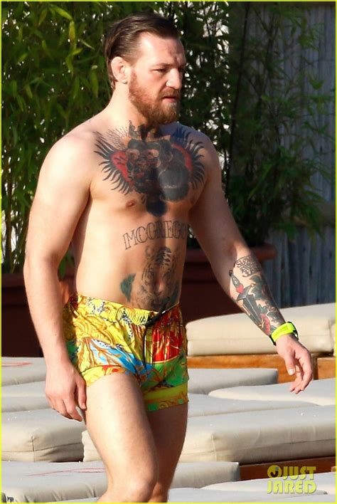 photo conor mcgregor shirtless at the beach 43 photo 4469954 just jared entertainment news
