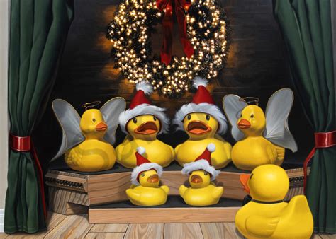 Duck The Halls Print By Kevin Grass