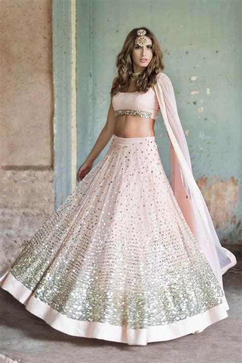 13 Sequin Lehenga Designs For The New Age Bridal Bling