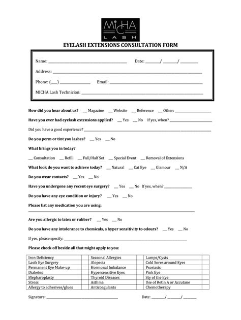 Client Consultation Form Esthetician Fill Out And Sign Online Dochub