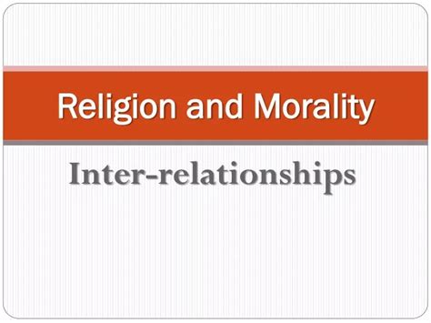 Ppt Religion And Morality Powerpoint Presentation Free Download Id