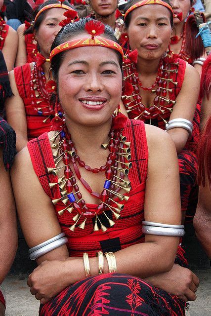 Sangtam Tribe Naga People Nagaland Traditional Outfits