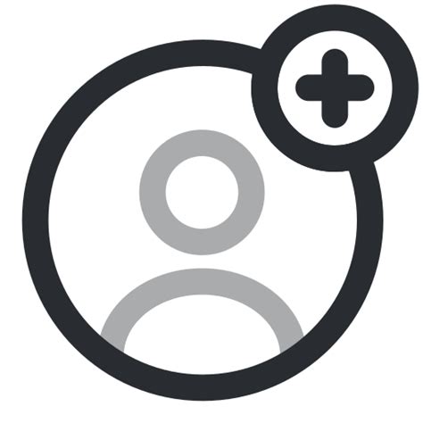 Benutzer Kreis Hinzufügen Symbol In Iconsax Vol2 Twotone