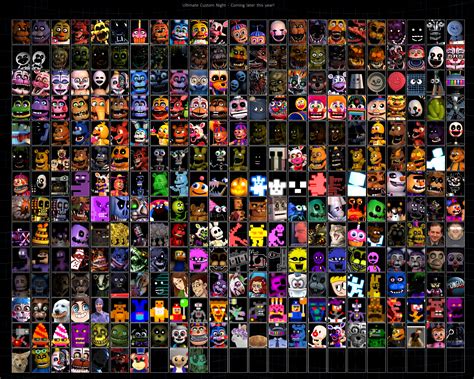 My Ucn With 309 Characters Is Done It Includes Fnaf