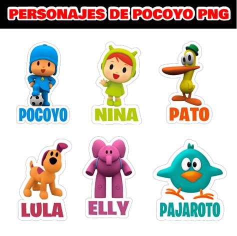 Personajes De Pocoyo El Taller De Hector