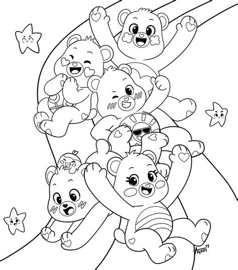 Desenhos para colorir dos Ursinhos Carinhosos Dicas Práticas