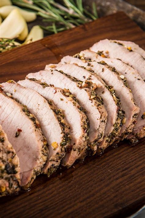 This meat intimidates many amateur chefs, but it's surprisingly easy to prepare,. Roasted Pork Tenderloin with Garlic and Herbs | Recipe ...