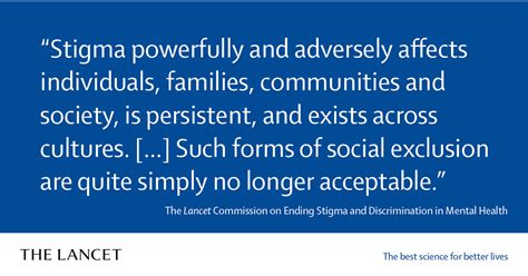 Launch Of The Report Of The Lancet Commission On Ending Stigma And