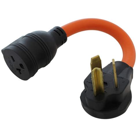 Ac Works 1 Ft 30 Amp 3 Prong Dryer Plug To 6 1520 Outlet With 20 Amp