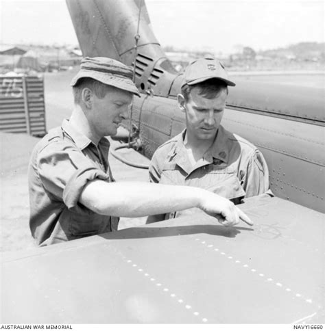 Two Crew Members Of The Ran Helicopter Flight Vietnam Ranhfv Had A