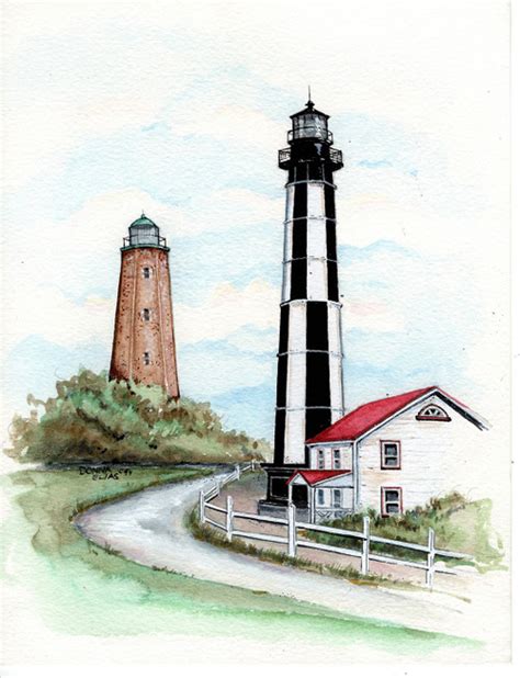 Cape Henry Lighthouses Donna Elias Studios Llc