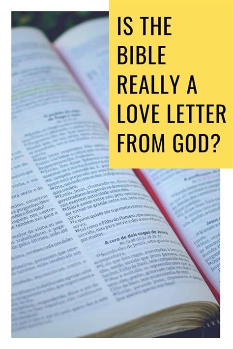 Thank you for loving me so greatly even though i fall short so often. Is The Bible A Love Letter From God?
