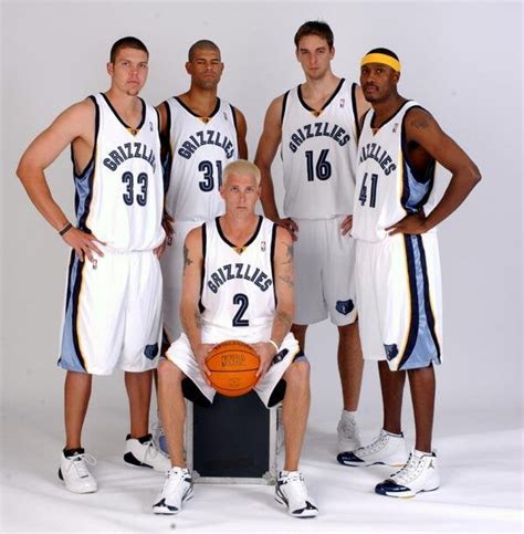 This 2003 04 Memphis Grizzlies Starting 5 All Became Nba Champions Nba