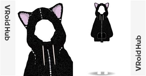 Kitty Hoodie For Sale On Booth Vroid Hub