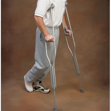 Aluminium Adjustable Crutches Axillary Crutches Adjustable Axillary