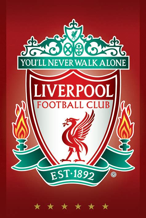 Liverpool Fc Crest Plakat Poster Online På Europosters