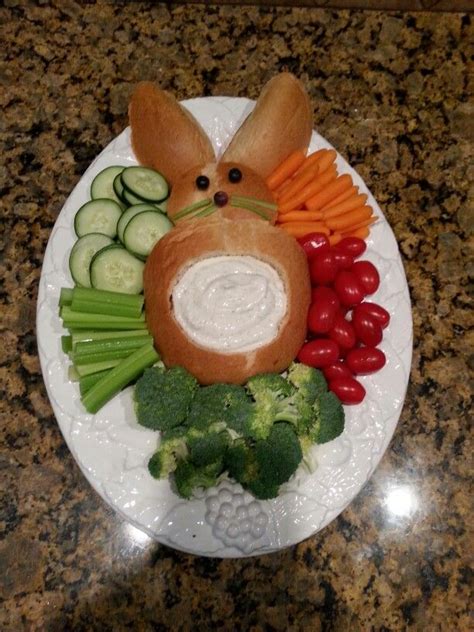 Bunny Veggie Tray Cheese Party Trays Meat And Cheese Tray Easy Easter