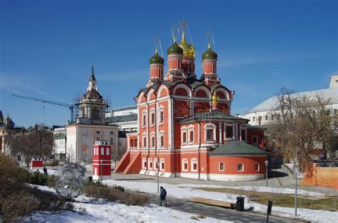 Moscow Russia March 2021 View On Cathedral Of The Icon Of The