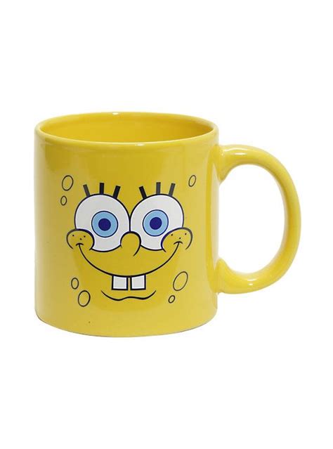 Spongebob Squarepants Big Faces Ceramic Mug Disney Home Decor Yellow