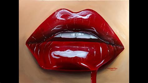 25 Mind Blowing Luscious Lips Paintings