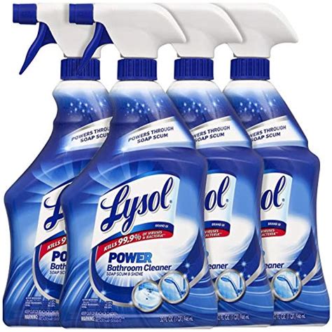 Lysol Bathroom Cleaner Island Breeze Scent 32 Ounce Pack Of 4