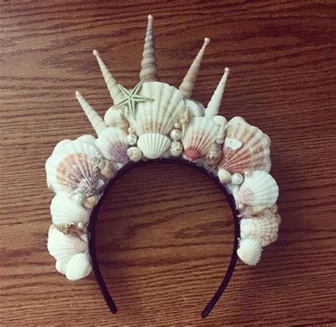 How To Make A Seashell Crown With A Dollar Store Plastic Tiara And