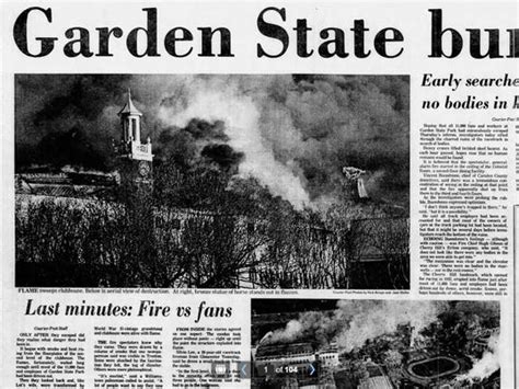 40 Years Ago Garden State Park Burns