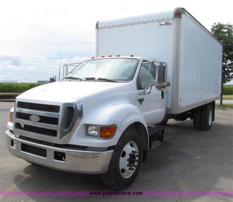 2006 Ford F650 Xl Super Duty Box Truck No Reserve Auction On